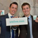 Nik Hall and Garrett Adiar, Neeley grads and co-founders of Vitafive